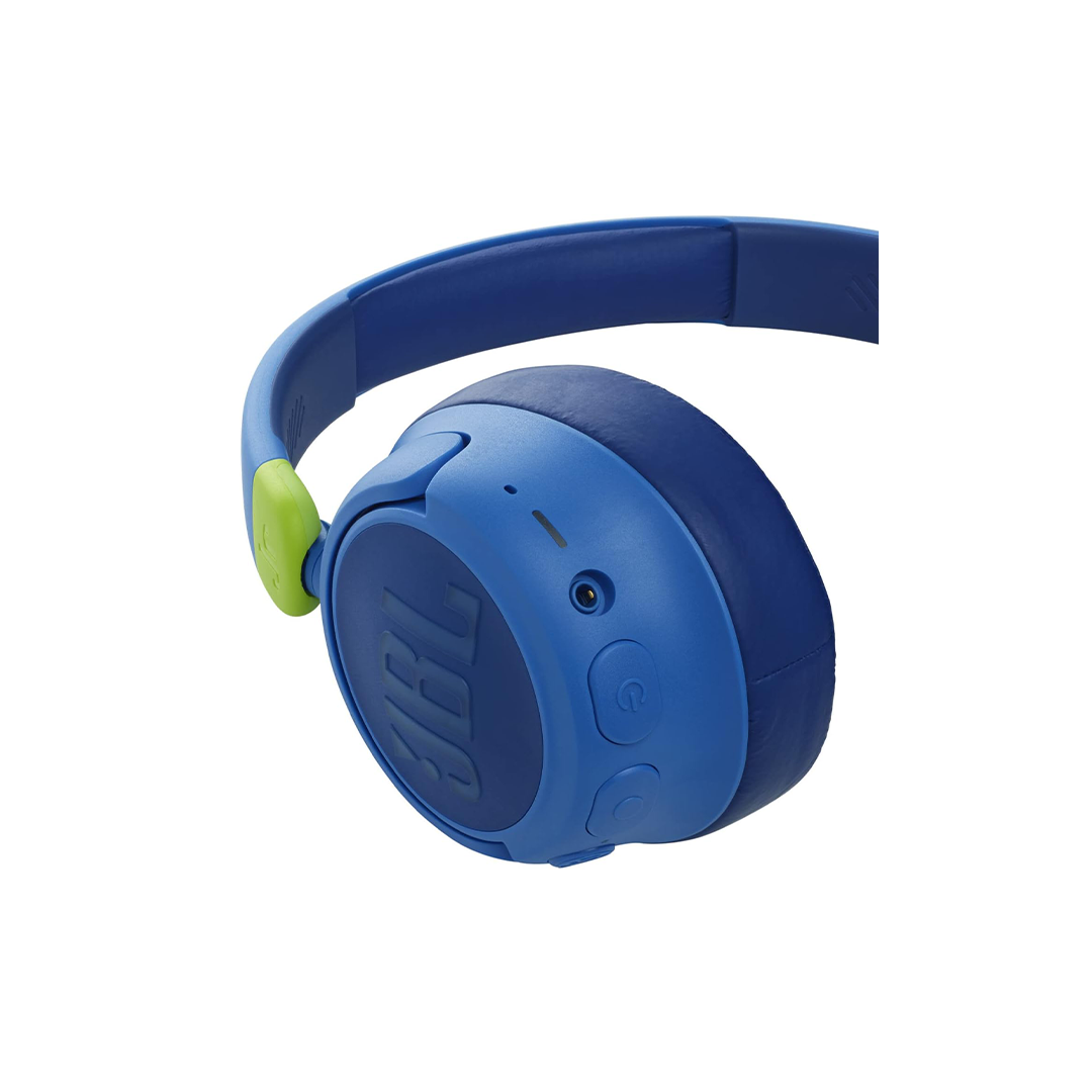JBL JR 460NC Noise-Canceling Wireless Over-Ear Kids Headphones - Blue JBL JR 460NC Noise-Canceling Wireless Over-Ear Kids Headphones - Blue